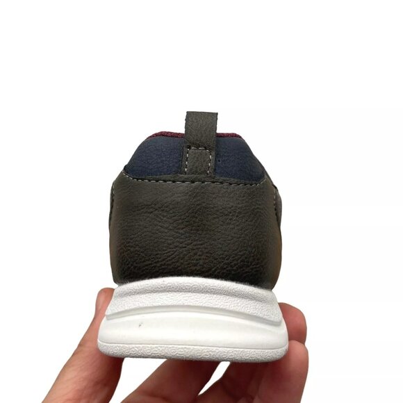 Oshkosh Toddler Boy's Slip-on Casual Sneaker Size 9-10 Gray Lightweight & Comfy - Picture 8 of 16